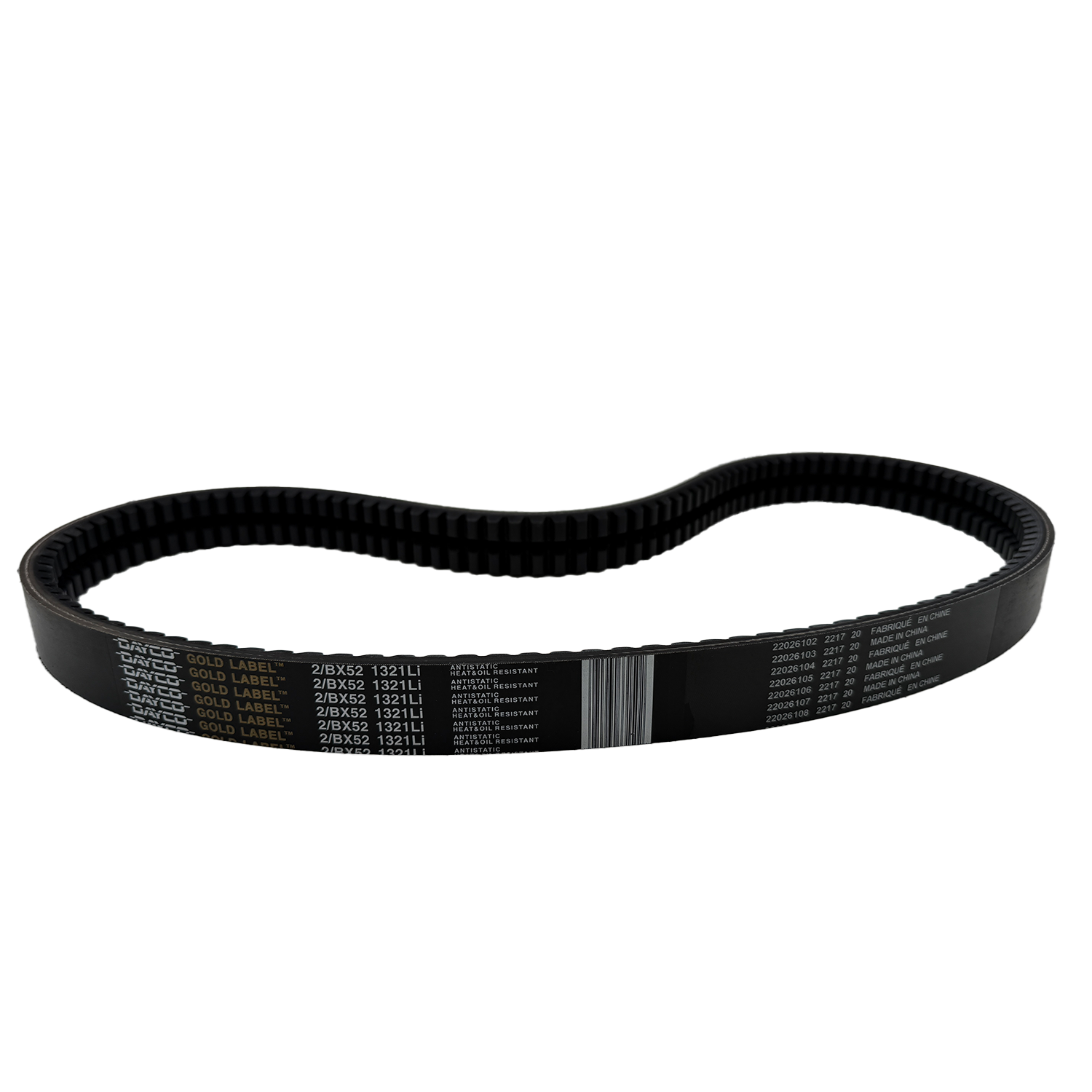 2/BX52 Banded V-Belt | 2-Rib BX Cogged Industrial PowerBand Replacement