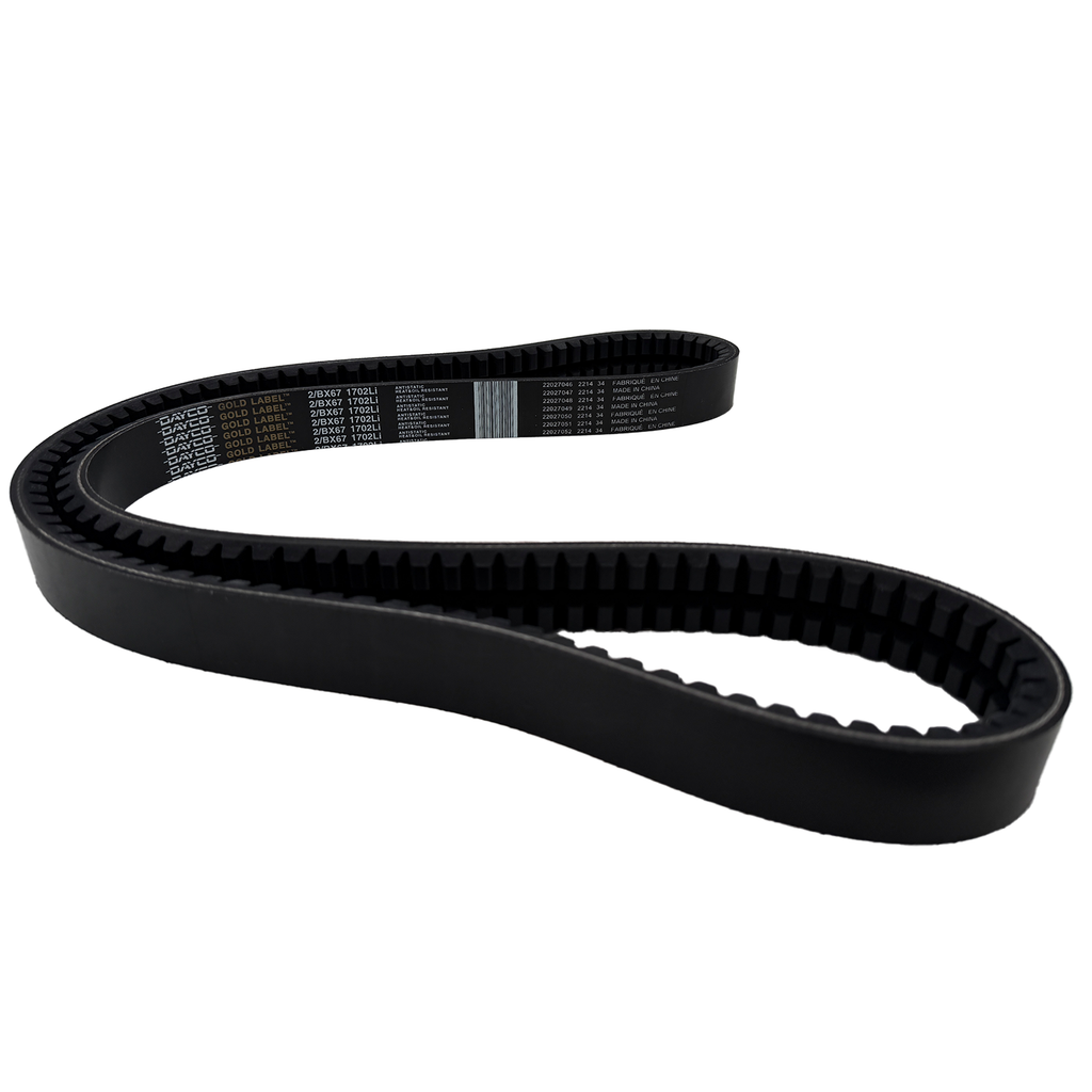 2/BX67 Banded V-Belt | 2-Rib BX Cogged Industrial PowerBand Replacement