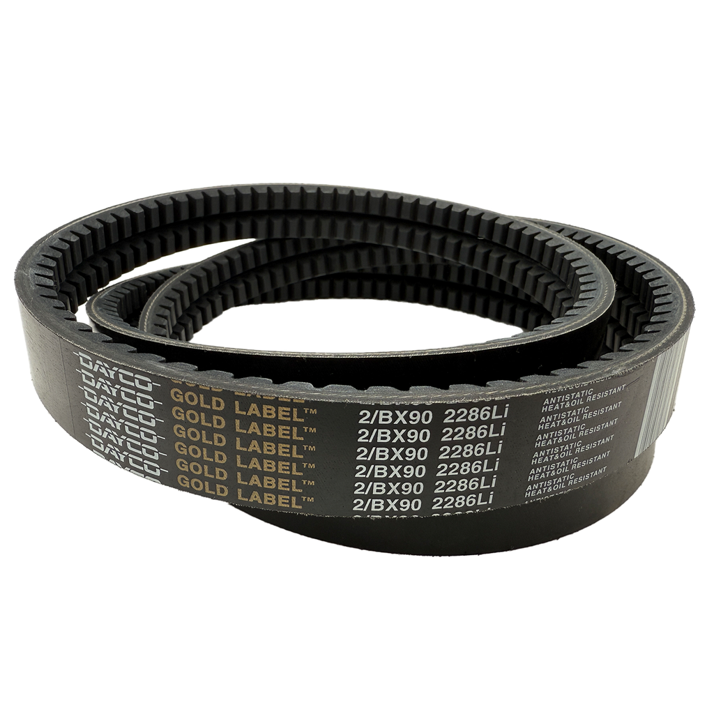2/BX90 Banded V-Belt | 2-Rib BX Cogged Industrial PowerBand Replacement