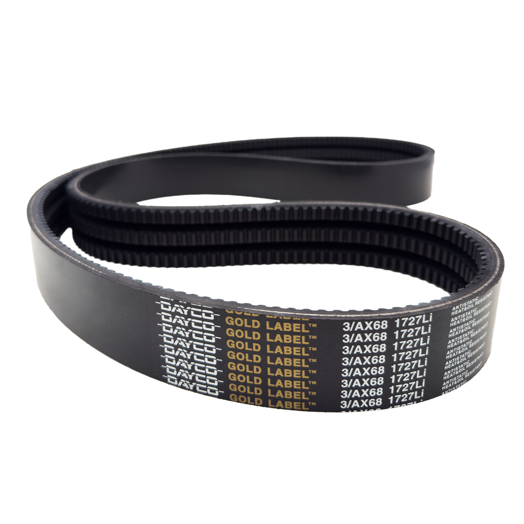 3/AX68 Banded V-Belt | 3-Rib AX Cogged PowerBand Replacement