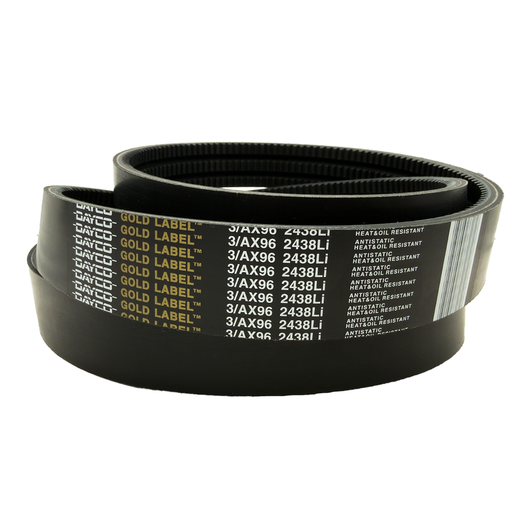 3/AX96 Banded V-Belt | 3-Rib AX Cogged PowerBand Replacement