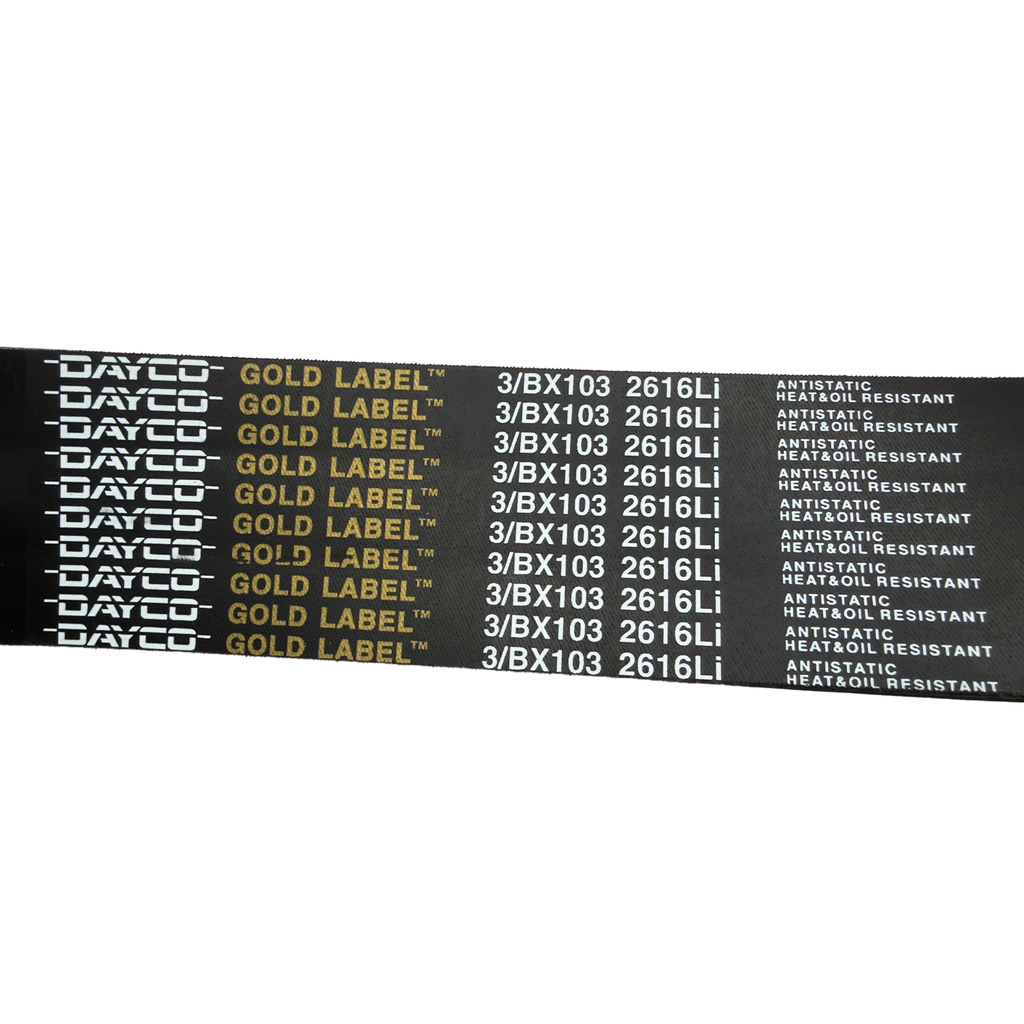 3/BX103 Banded V-Belt | 3-Rib BX Cogged Industrial PowerBand Replacement