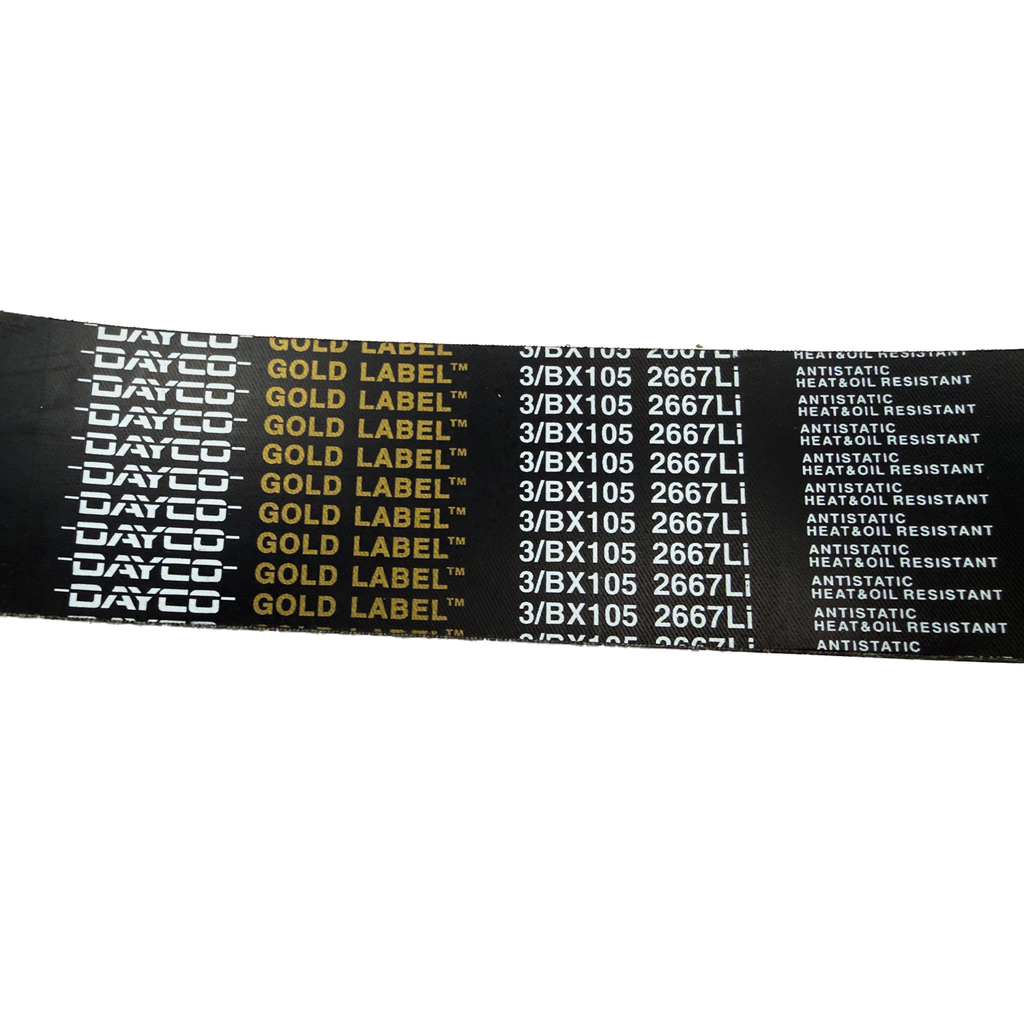 3/BX105 Banded V-Belt | 3-Rib BX Cogged Industrial PowerBand Replacement