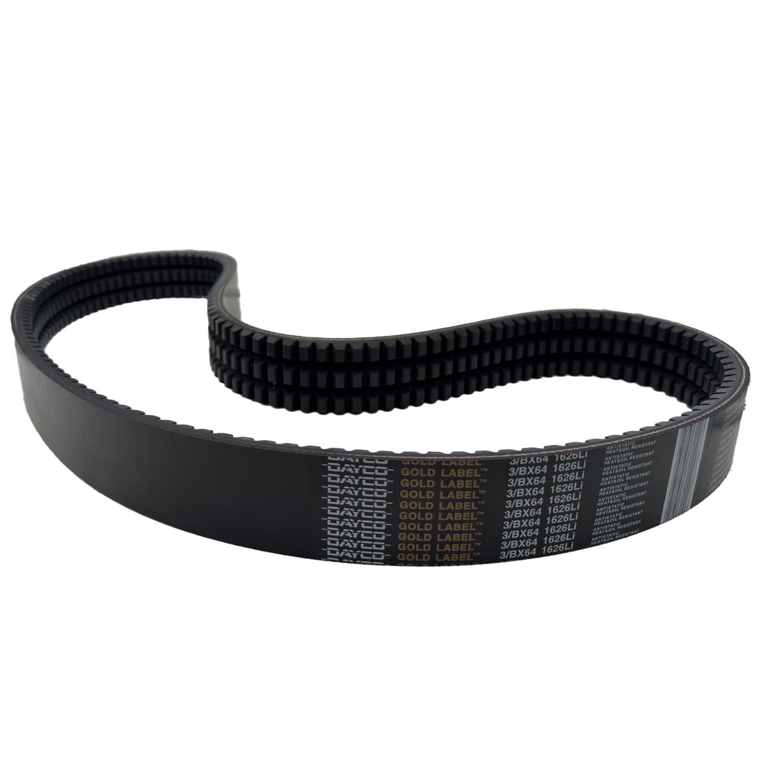 3/BX64 Banded V-Belt | 3-Rib BX Cogged Industrial PowerBand Replacement