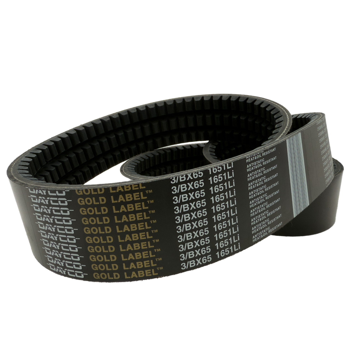 3/BX65 Banded V-Belt | 3-Rib BX Cogged Industrial PowerBand Replacement