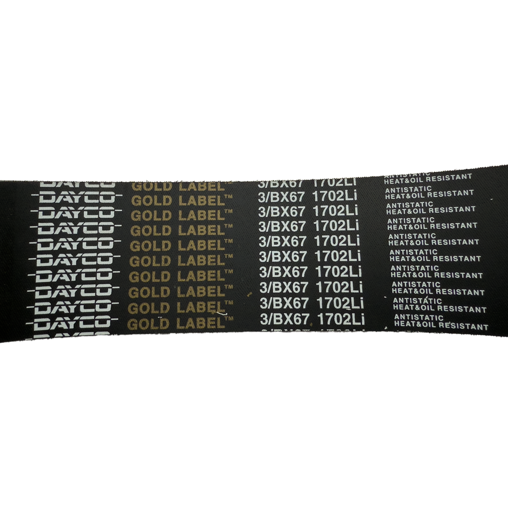 3/BX67 Banded V-Belt | 3-Rib BX Cogged Industrial PowerBand Replacement