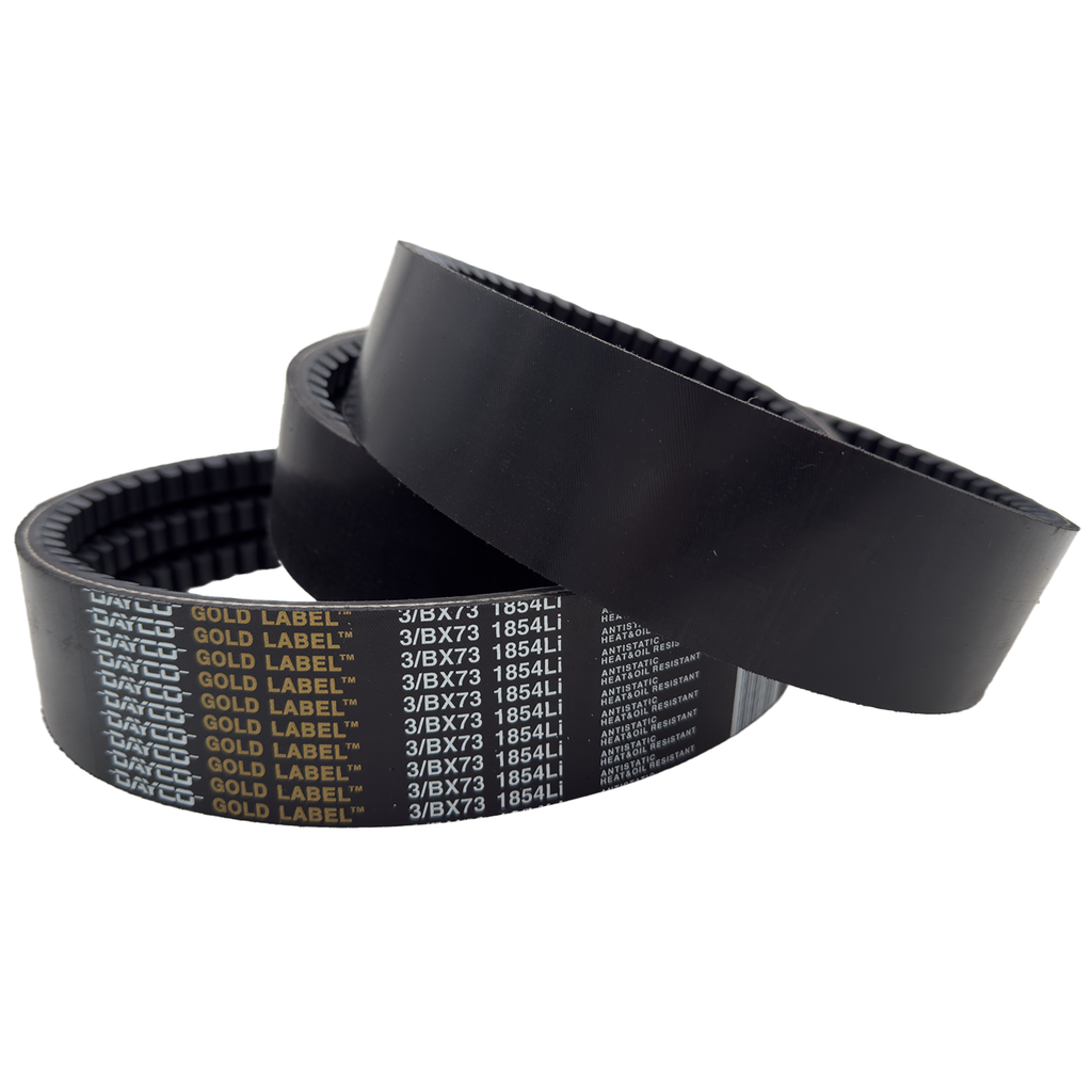 3/BX73 Banded V-Belt | 3-Rib BX Cogged Industrial PowerBand Replacement