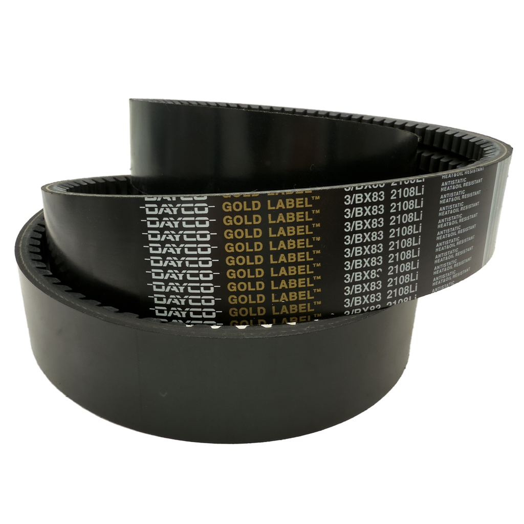 3/BX83 Banded V-Belt | 3-Rib BX Cogged Industrial PowerBand Replacement