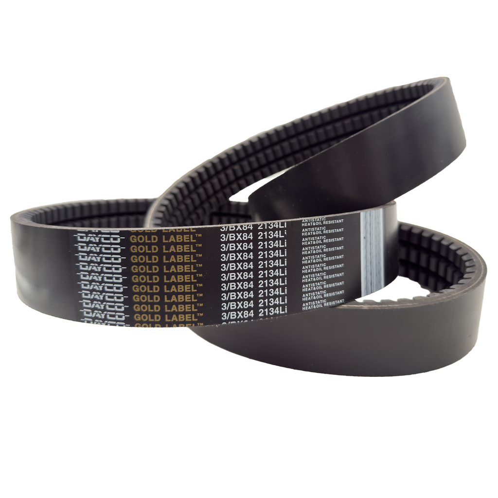 3/BX84 Banded V-Belt | 3-Rib BX Cogged Industrial PowerBand Replacement