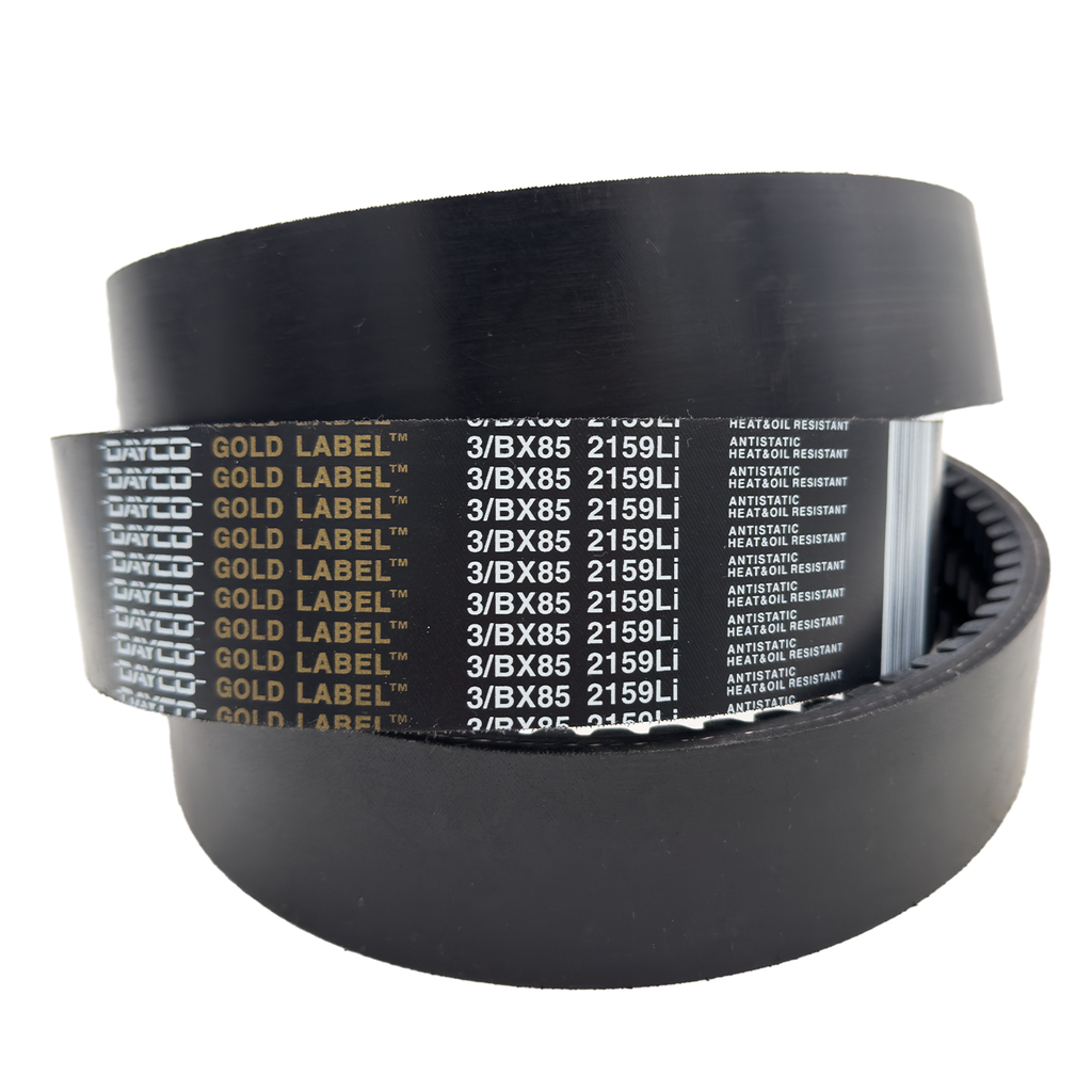 3/BX85 Banded V-Belt | 3-Rib BX Cogged Industrial PowerBand Replacement