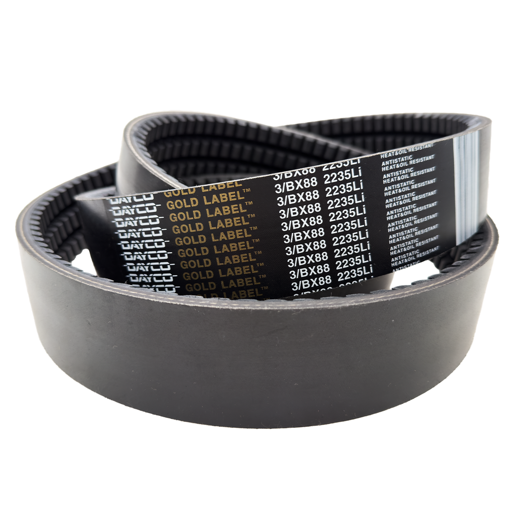 3/BX88 Banded V-Belt | 3-Rib BX Cogged Industrial PowerBand Replacement