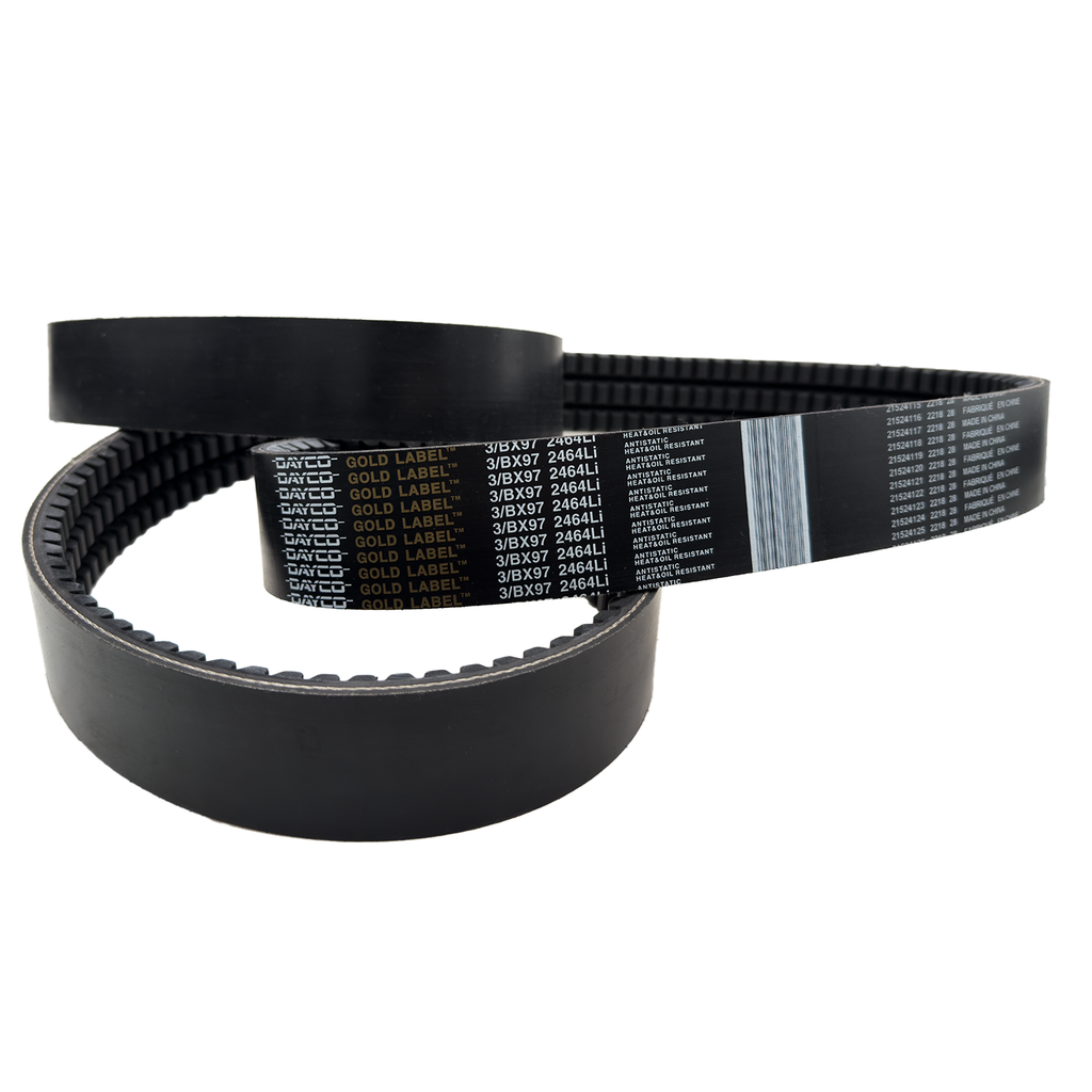 3/BX97 Banded V-Belt | 3-Rib BX Cogged Industrial PowerBand Replacement